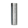 1/8 IP Steel Nipple - Zinc Plated - 1-1/4" Length - 3/8" Wide