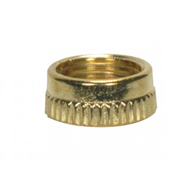 Knurled Nut For Switches - Brass For Rotary And Push