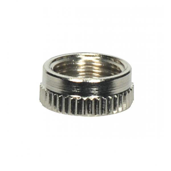 Knurled Nut For Switches - Nickel For Rotary And Push