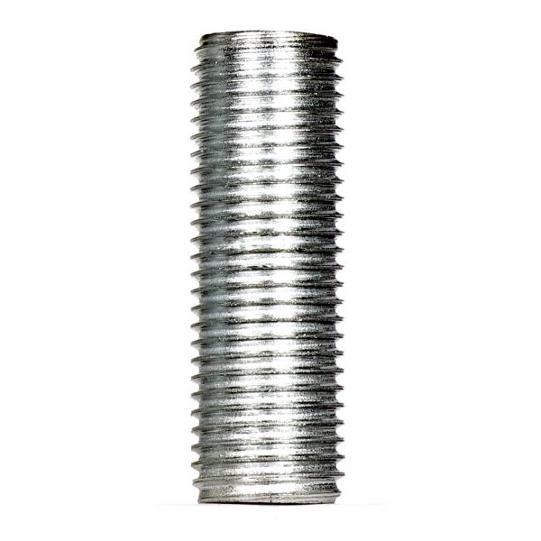 1/4 IP Steel Nipple - Zinc Plated - 4" Length - 1/2" Wide