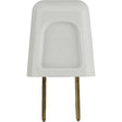 Quick Connect Plug - Polarized - 18/2 SPT-2 - 6A-125V - White Finish