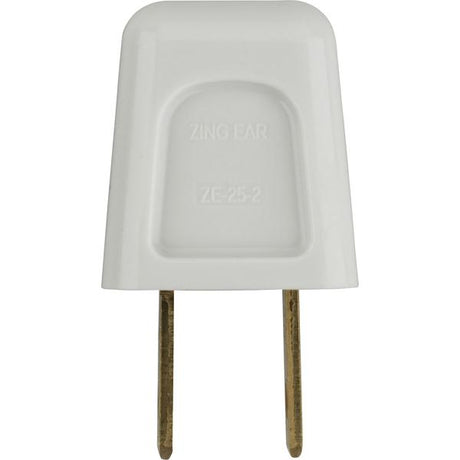 Quick Connect Plug - Polarized - 18/2 SPT-2 - 6A-125V - White Finish
