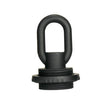 1/4 IP Screw Collar Loop With Ring - 25lbs Max - Flat Black Finish