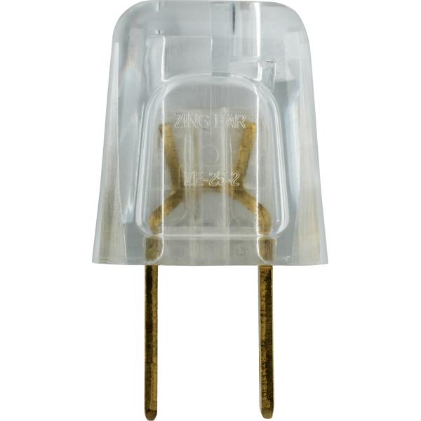 Quick Connect Plug - Polarized - 18/2 SPT-2 - 6A-125V - Silver Finish