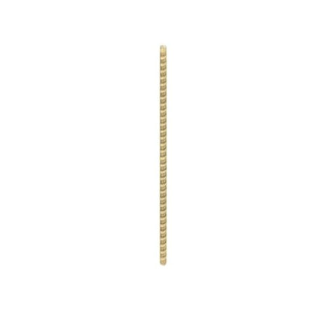 1/9 IP Steel Nipple - Yellow Zinc Plated - 30" Length - 3/8" Wide