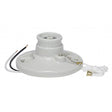 Glazed Porcelain On-Off Pull Chain Ceiling Receptacle - 7" AWM B/W Leads 105C - Screw Terminals - 4-3/8" Diameter - 250W - 250V