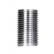 1/8 IP Steel Nipple - Zinc Plated - 3/4" Length - 3/8" Wide