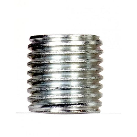 1/4 IP Steel Nipple - Zinc Plated - 1/2" Length - 1/2" Wide