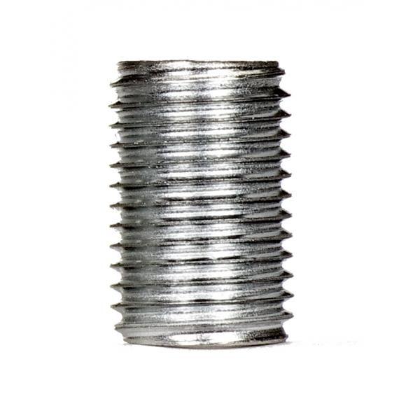 1/4 IP Steel Nipple - Zinc Plated - 3/4" Length - 1/2" Wide