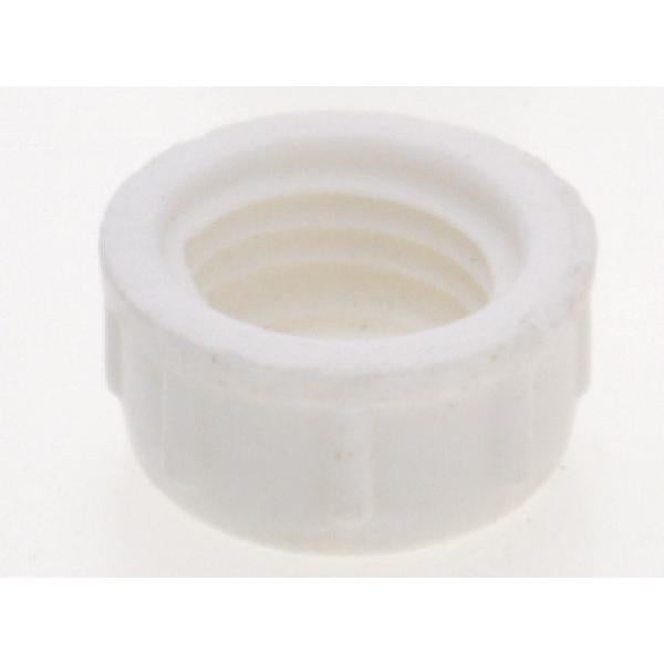 Plastic Bushing - 1/4 IP Female - White Finish