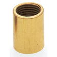 Brass Coupling - 5/8" Long - 1/8 IP - Burnished And Lacquered