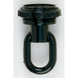 1/4 IP Matching Screw Collar Loop With Ring - 25lbs Max - Glossy Black Finish