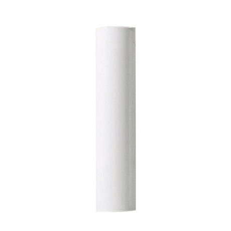 Plastic Drip Candle Cover - White Plastic - 13/16" Inside Diameter - 7/8" Outside Diameter - 4" Height