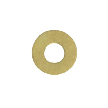 Light Steel Washer - 1/8 IP Slip - 24 Gauge - Brass Plated Finish - 3/4" Diameter