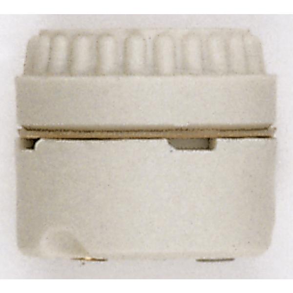Two Piece Medium Base Porcelain Sign Receptacle - Screw Terminals - 1-1/2" Height - 1-3/4" Diameter - 660W - 250V