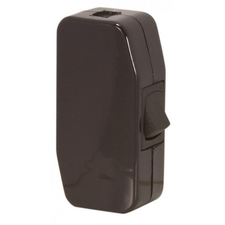 Heavy Duty Rocker Switch - For 18/2 SPT-1 And SPT-2, 16/2 SPT-2 And 18/2 SVT - 3A-125V - 1/2HP-125V - Brown Finish
