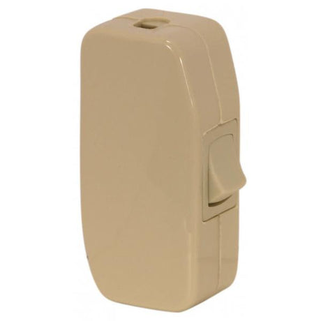 Heavy Duty Rocker Switch - For 18/2 SPT-1 And SPT-2, 16/2 SPT-2 And 18/2 SVT - 3A-125V - 1/2HP-125V - Ivory Finish