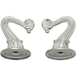 Die Cast Swag Hook Kit - Chrome Finish - Kit Contains 2 Hooks With Hardware - 10lbs Max