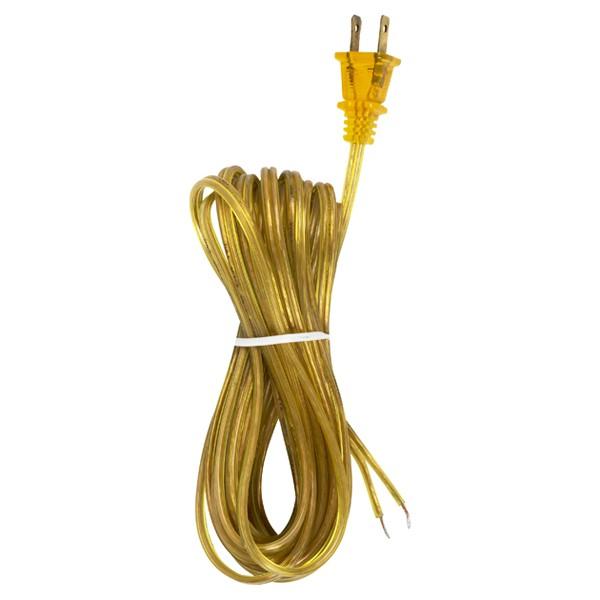 18/2 SPT-2-105C All Cord Sets - Molded Plug - Tinned Tips 3/4' Strip with 2' Slit 50 Ctn.20 Ft.