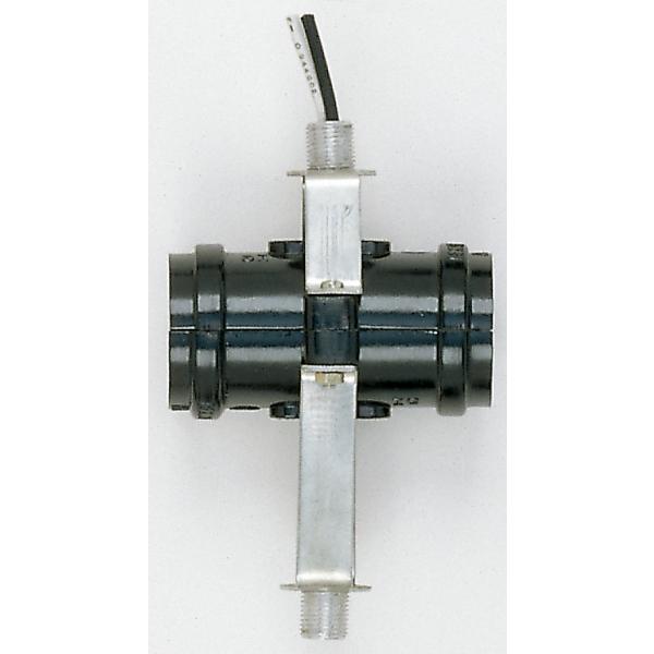 Phenolic Twin Cluster - 1-1/2" 1/8 IP Threaded Top Bracket With 1/2" Nipple - 12" AWM B/W Leads 105C - 660W - 250V