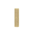 1/8 IP Steel Nipple - Yellow Zinc Plated - 1-3/4" Length - 3/8" Wide