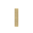 1/8 IP Steel Nipple - Yellow Zinc Plated - 5" Length - 3/8" Wide