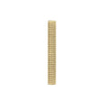 1/8 IP Steel Nipple - Yellow Zinc Plated - 12-1/2" Length - 3/8" Wide