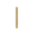 1/8 IP Steel Nipple - Yellow Zinc Plated - 14" Length - 3/8" Wide