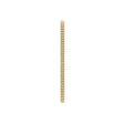 1/8 IP Steel Nipple - Yellow Zinc Plated - 22" Length - 3/8" Wide