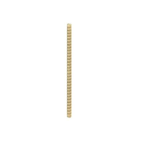 1/8 IP Steel Nipple - Yellow Zinc Plated - 22-1/2" Length - 3/8" Wide