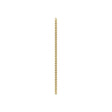 1/8 IP Steel Nipple - Yellow Zinc Plated - 36" Length - 3/8" Wide