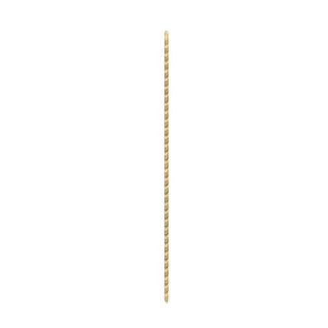 1/8 IP Steel Nipple - Yellow Zinc Plated - 45" Length - 3/8" Wide