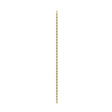 1/8 IP Steel Nipple - Yellow Zinc Plated - 48" Length - 3/8" Wide
