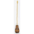 Walnut Tassel - Finished Wood - 1-1/4" Length - With Beaded Chain
