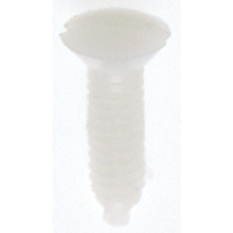 Plastic Switchplate Screw - 6/32 - White Plastic - 1/2" Length