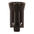 Pressure Fit Candelabra Base Socket - Pin Socket - Pressure Fit - Phenolic - 1-1/4" Height - 3/4" Diameter - 60W - 125V