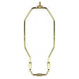 Heavy Duty Harp - Polished Brass Finish - 8-1/2" Height - 1/8 IP Saddle - 1/4-27 Thread - 125 Carton