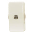On-Off Cord Switch For 18/2 SPT-2 - 6A-125V, 3A-250V, 3A-120V, 3A-125V - White Finish