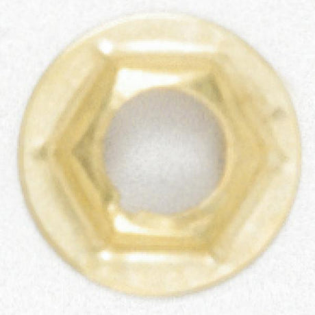 Steel Pal Nut - 1/8 IP - Brass Plated Finish