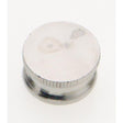 Brass Lock-Up Cap - 1/8 IP - 9/16" Diameter - 1/4" Height - Nickel Finish