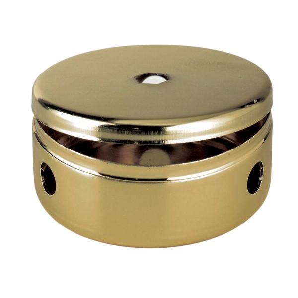 2-3/4" Fixture Body And Cover - Brass Finish - 5 Arm Holes