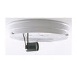 6" 1-Light Ceiling Pan - White Finish - Includes Hardware - 60W Max