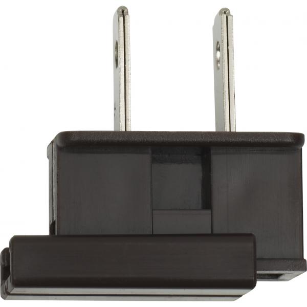 Slide Plug - Polarized - 18/2-SPT-2 - 8A-125V - Brown Finish