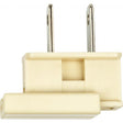 Slide Plug - Polarized - 18/2-SPT-2 - 8A-125V - Ivory Finish