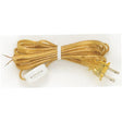 8 Ft. Cord Sets with Line Switches All Cord Sets - Molded Plug Tinned tips 3/4" Strip with 2" Slit Switch 24" From Free End 36" Hank - 200 Ctn