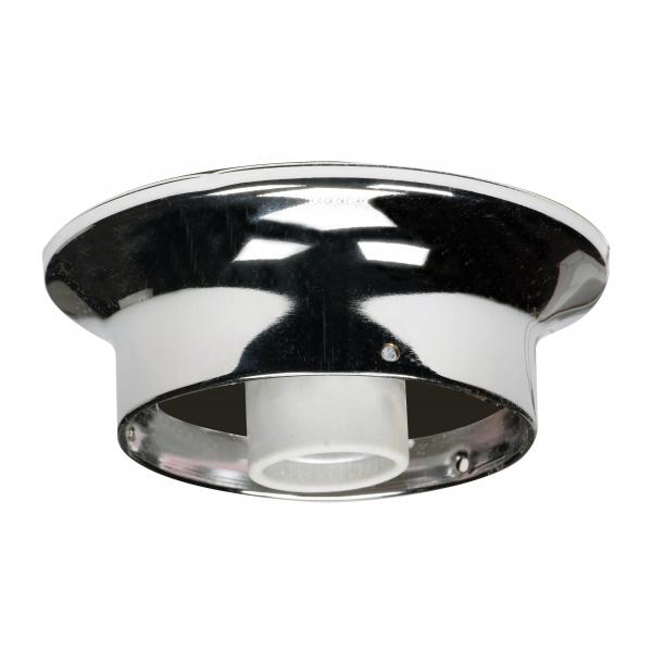 3-1/4" Wired Holder - Chrome Finish - Includes Hardware - 60W Max