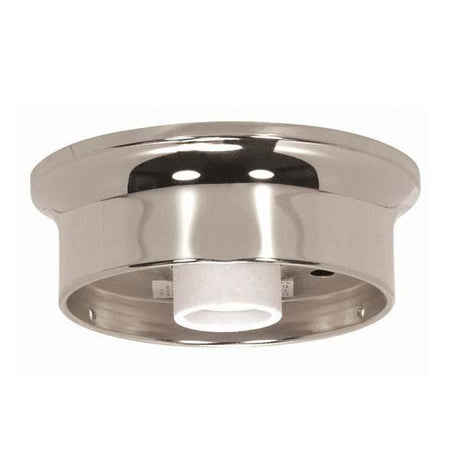 4" Wired Holder - Chrome Finish - Includes Hardware - 60W Max