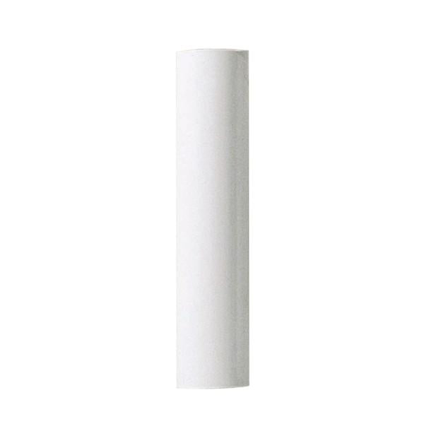 Plastic Candle Cover - White Plastic - 13/16" Inside Diameter - 7/8" Outside Diameter - 2-3/4" Height