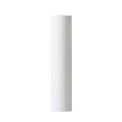 Plastic Candle Cover - White Plastic - 1-3/16" Inside Diameter - 1-1/4" Outside Diameter - 8" Height