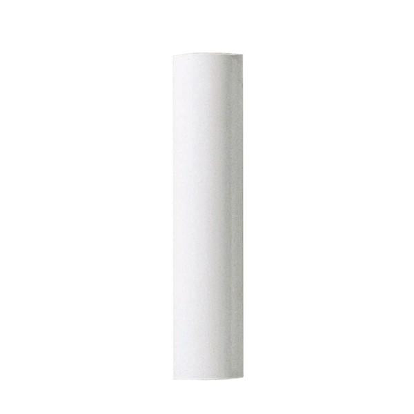 Plastic Candle Cover - White Plastic - 1-3/16" Inside Diameter - 1-1/4" Outside Diameter - 5" Height